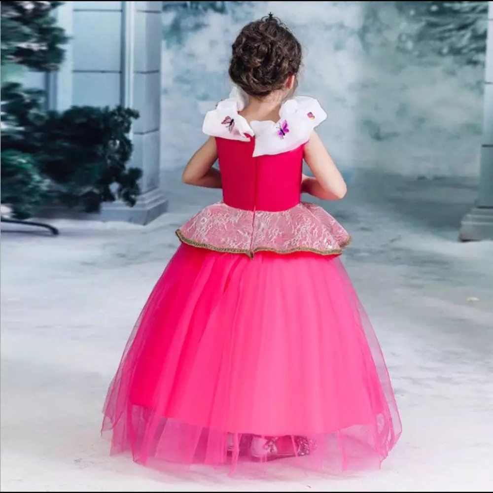 Fancy Embroidered Butterfly princess costume dress - Picture 6 of 9